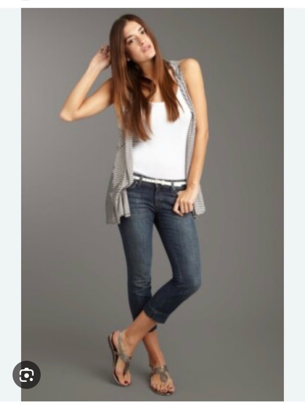 Joe's Jeans Dark Blue Cropped Slim Ankle Jeans